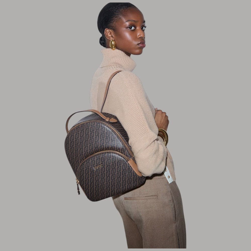 Zaino Liu Jo Manhattan con logo monogram - 7
