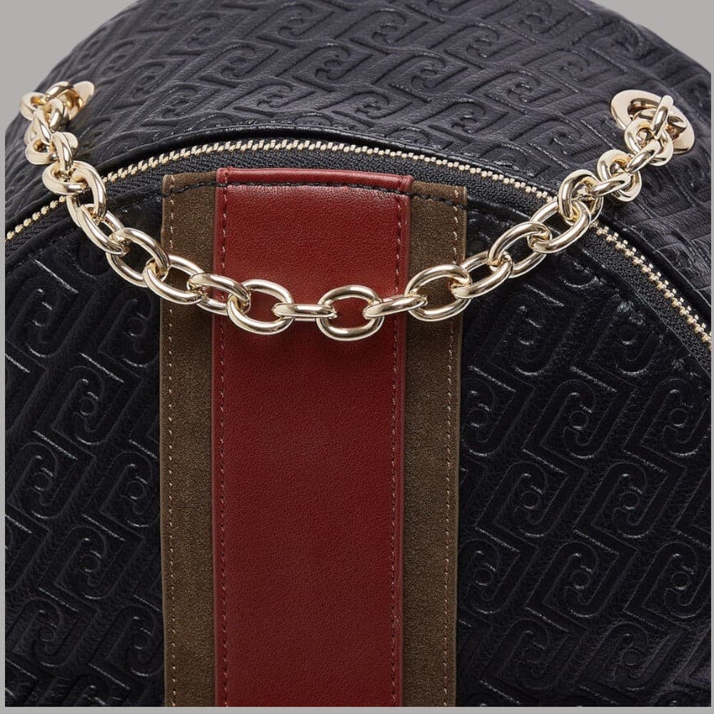 Zaino Liu Jo Ematite con logo monogram e tasca frontale - 10