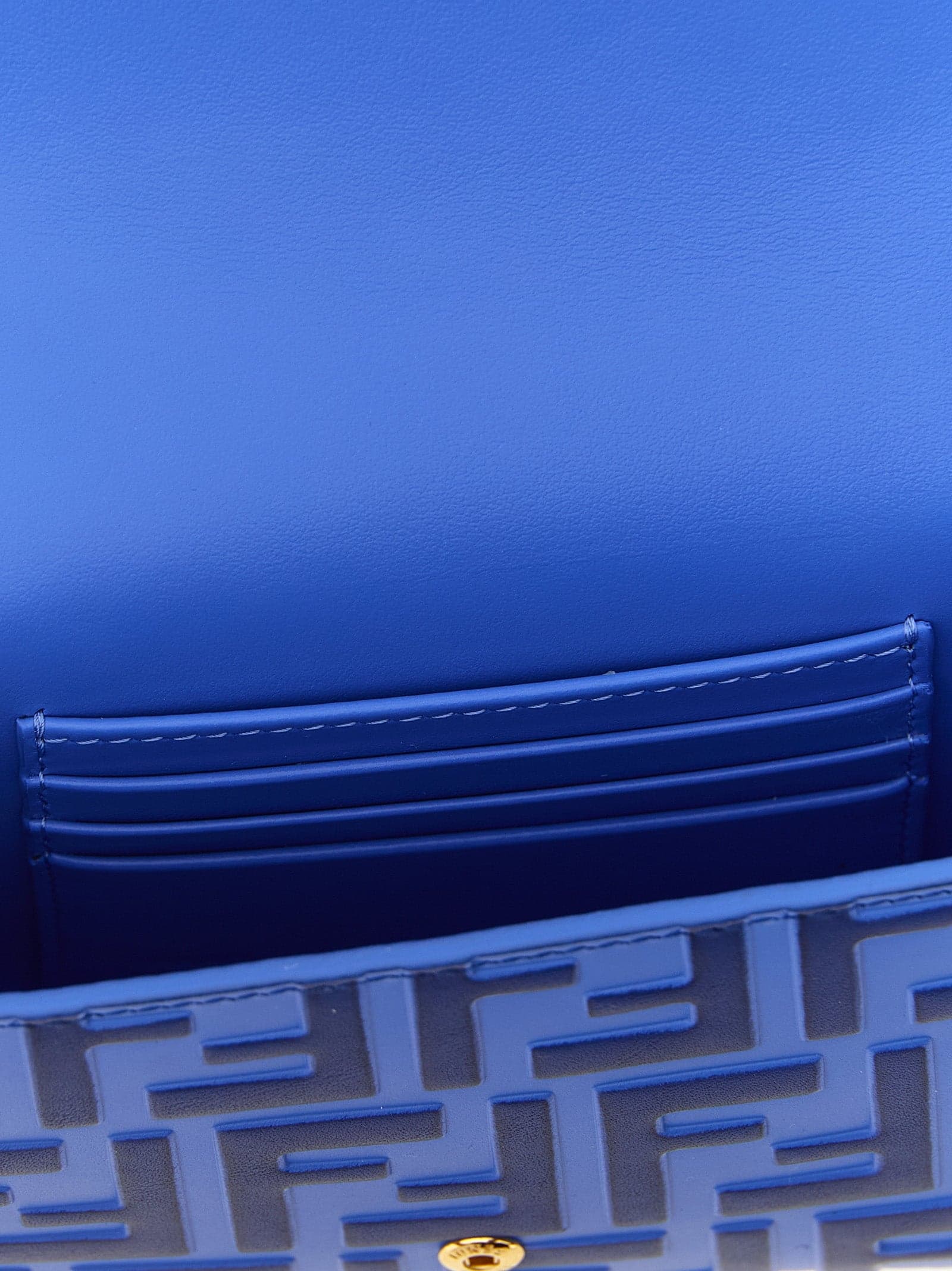 Fendi Blue Calfskin Cardholder - 4