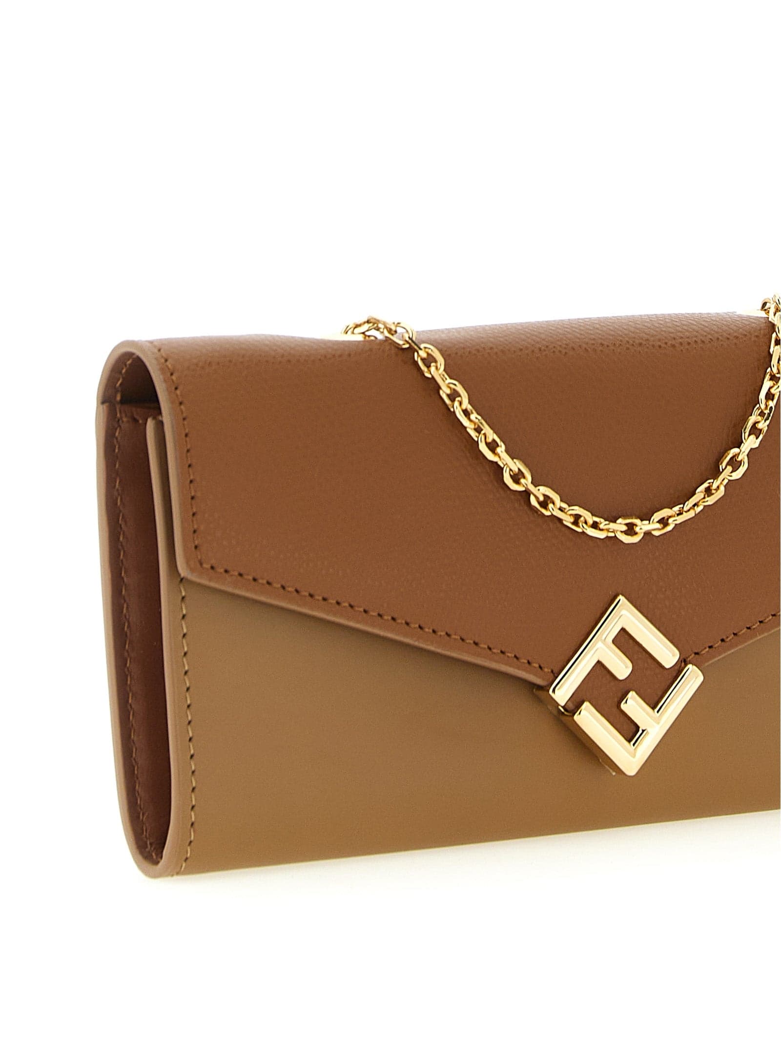 Fendi Brown Calfskin Cardholder - 3