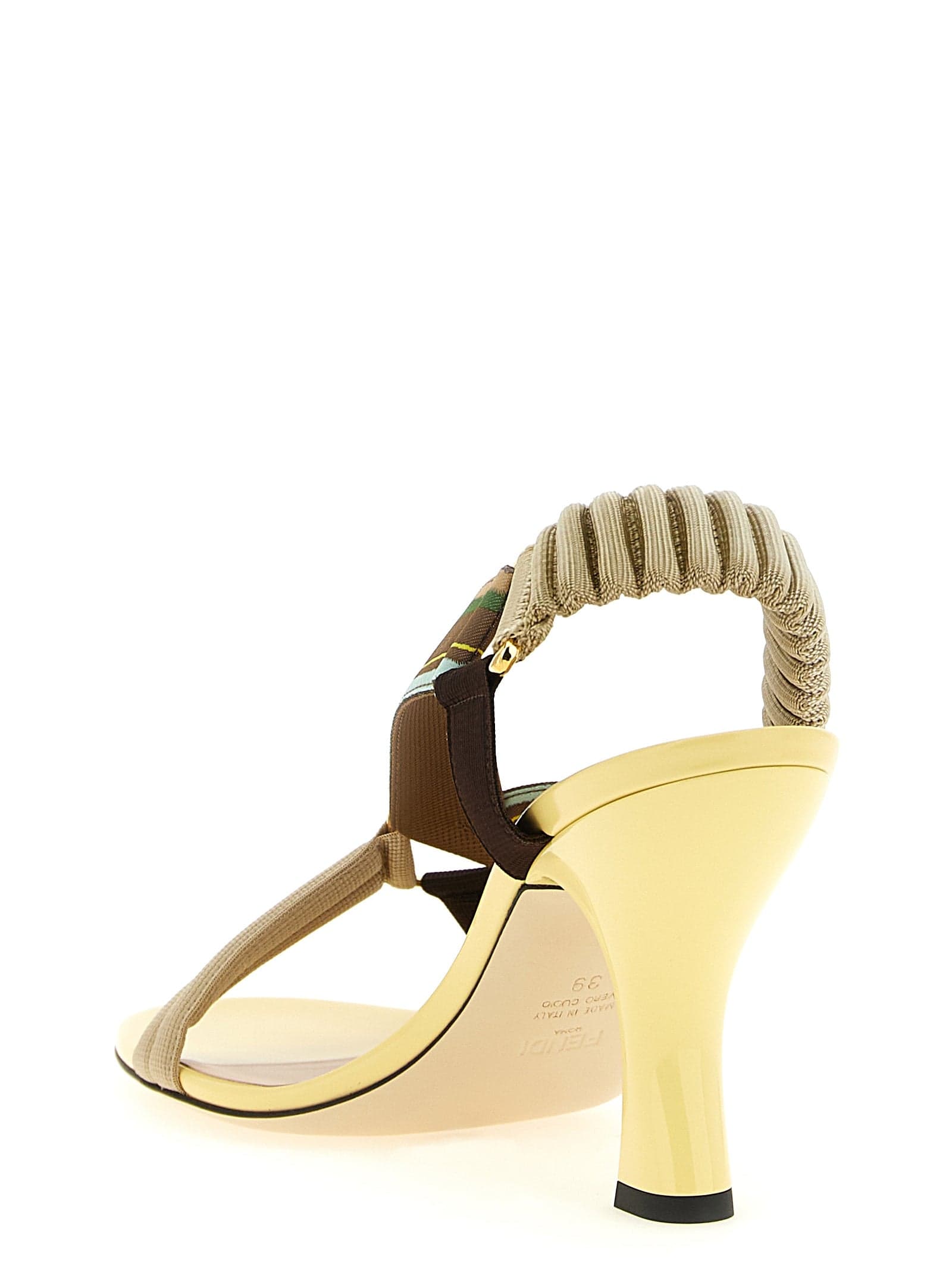 Fendi Multicolor Viscose Mid Heel Pumps - 3