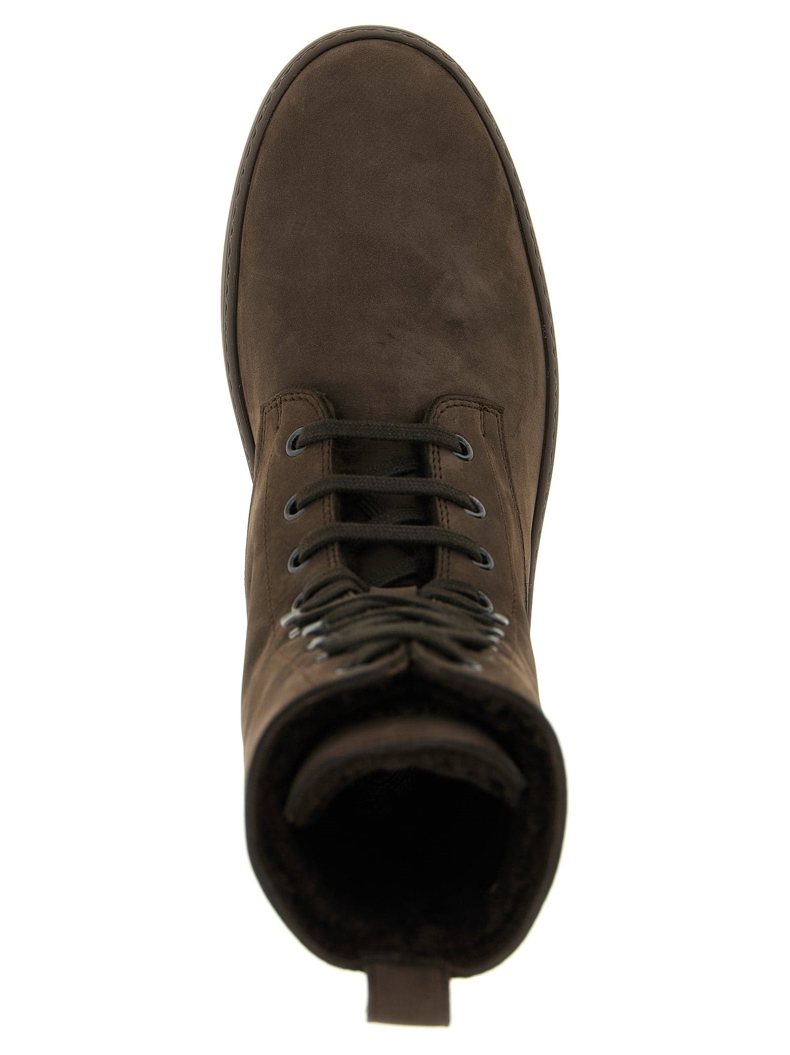 Tod's Brown Calfskin Ankle Boots - 4