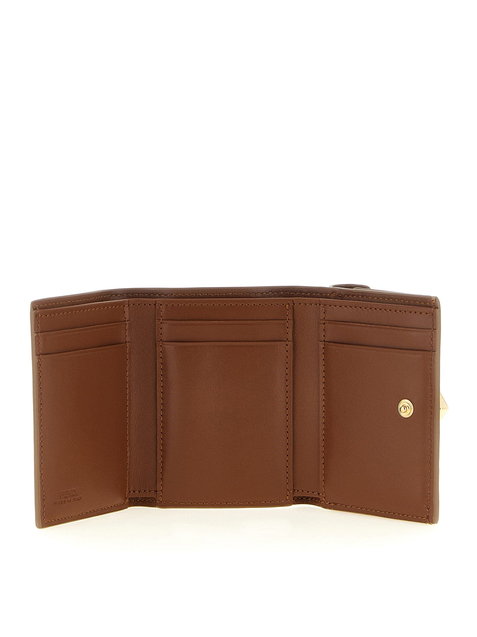 Fendi Brown Calfskin Cardholder - 3