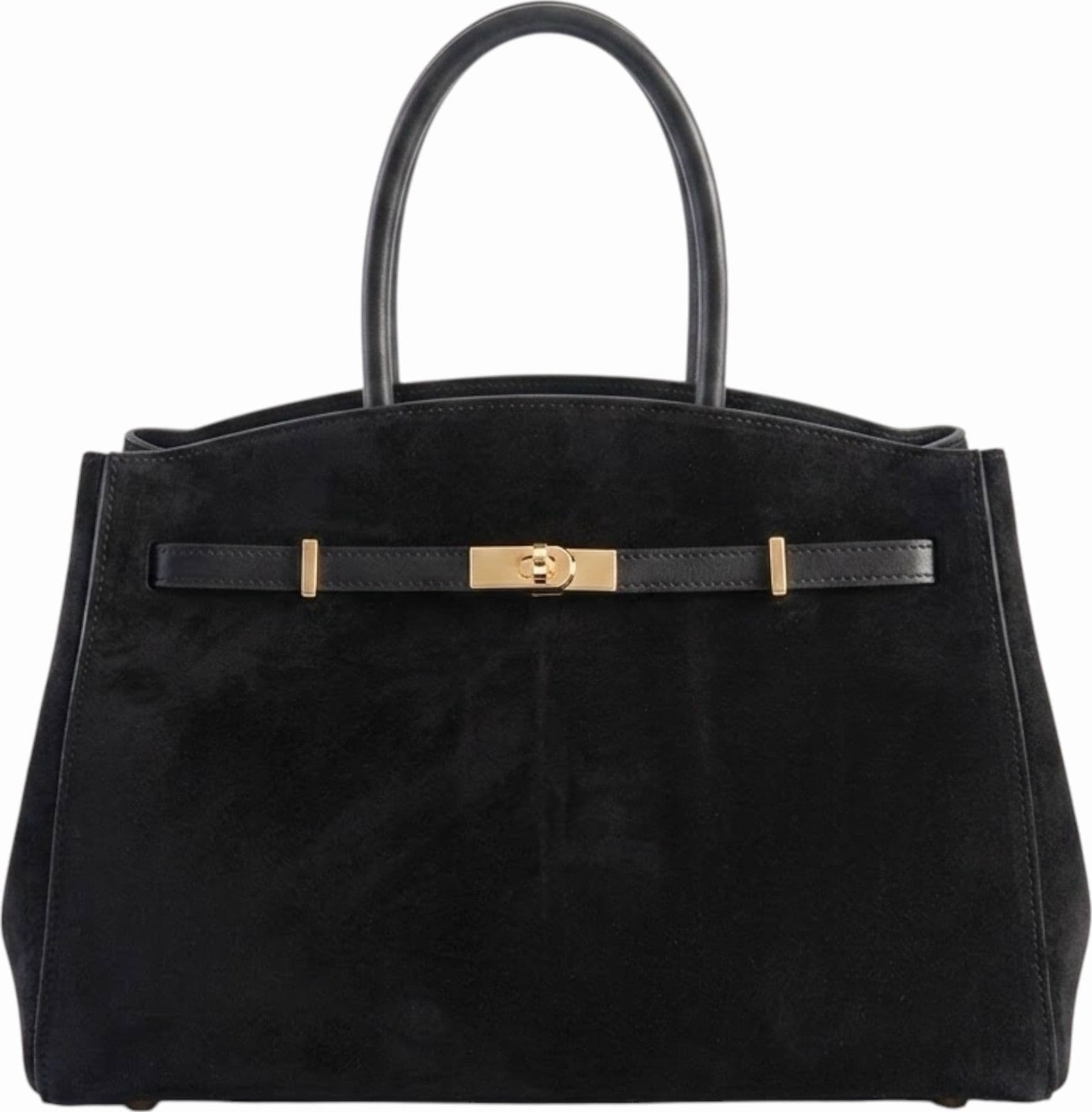 Modarno Borsa Grande in vera pelle Scamosciata Aura 40x17x26 cm - 7