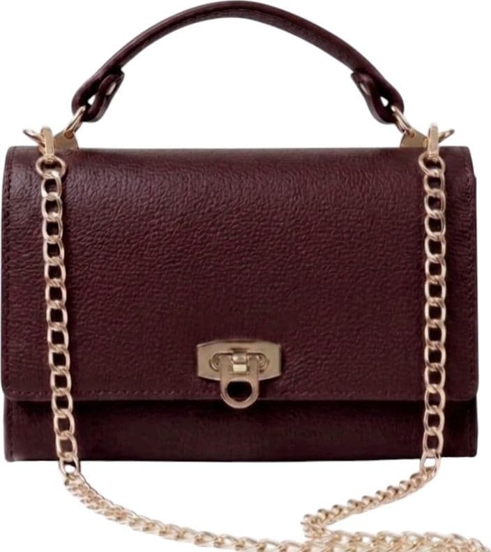Modarno Borsetta donna a tracolla Livia in vera pelle 23x8x16 cm - 11