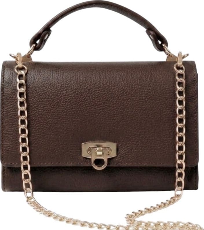 Modarno Borsetta donna a tracolla Livia in vera pelle 23x8x16 cm - 12