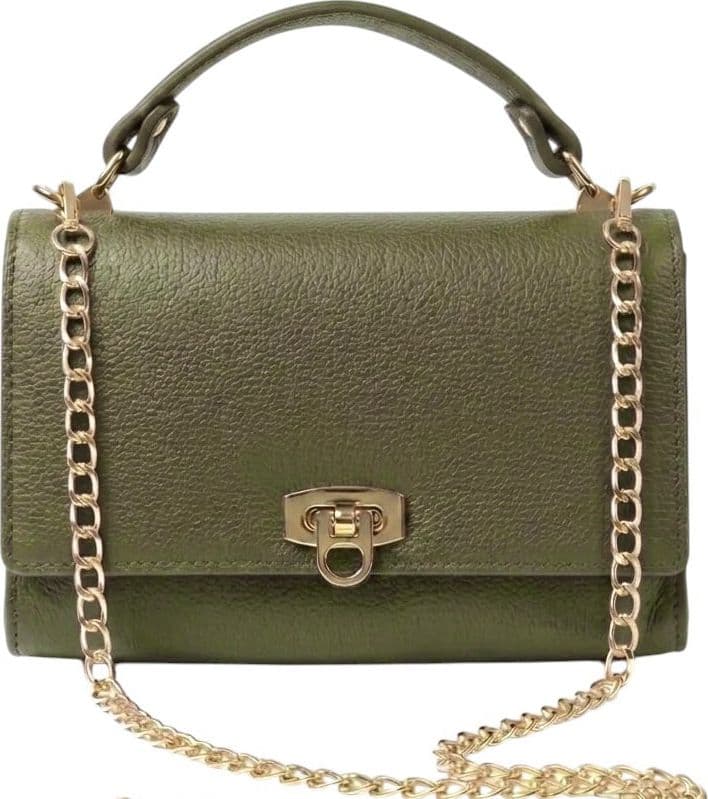 Modarno Borsetta donna a tracolla Livia in vera pelle 23x8x16 cm - 13