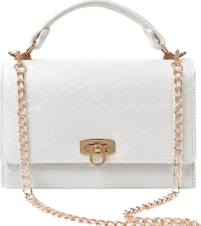 Modarno Borsetta donna a tracolla Livia in vera pelle 23x8x16 cm - 16