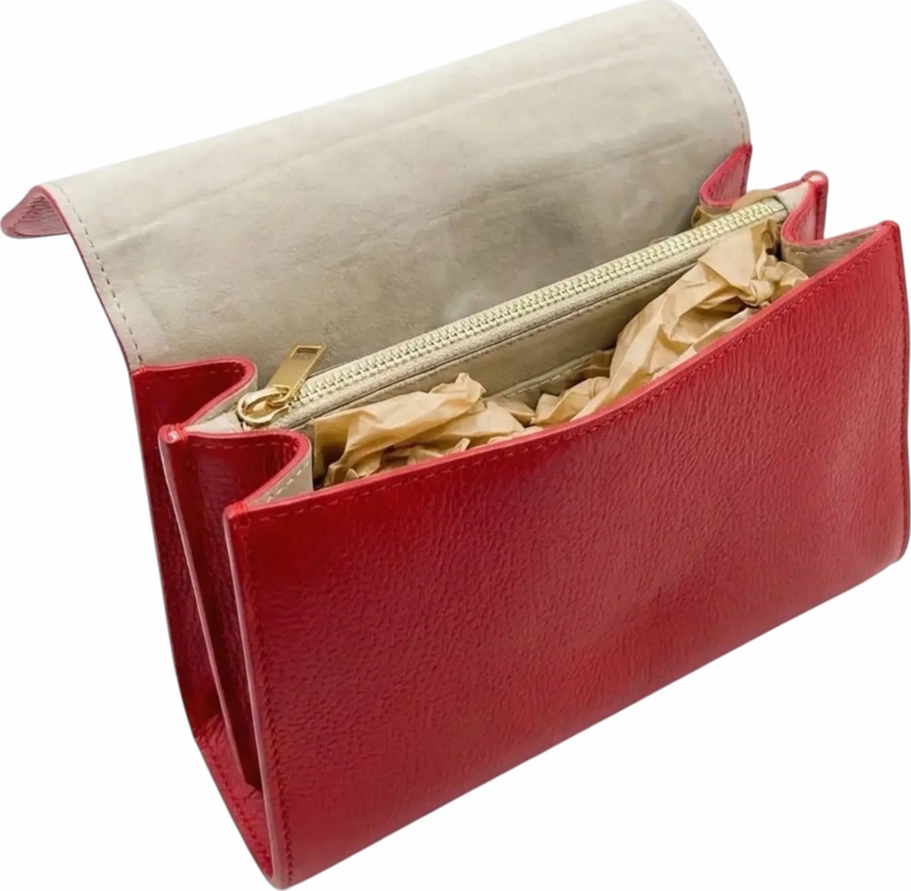 Modarno Borsetta donna a tracolla Livia in vera pelle 23x8x16 cm - 4
