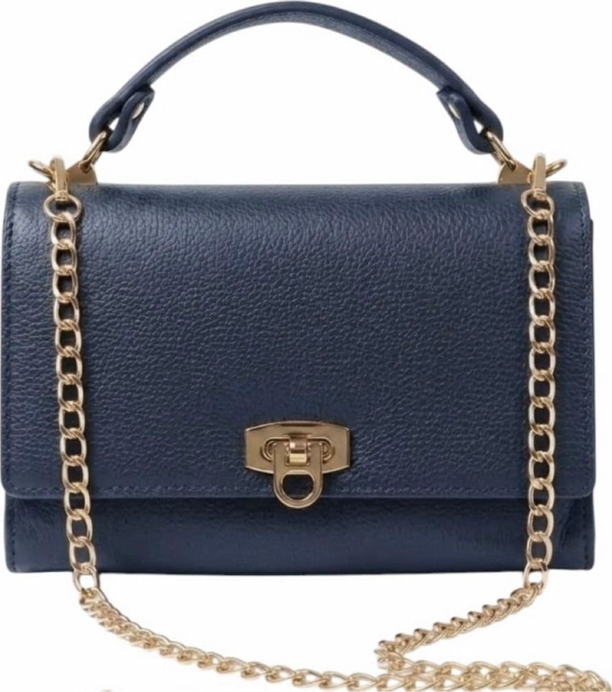 Modarno Borsetta donna a tracolla Livia in vera pelle 23x8x16 cm - 8