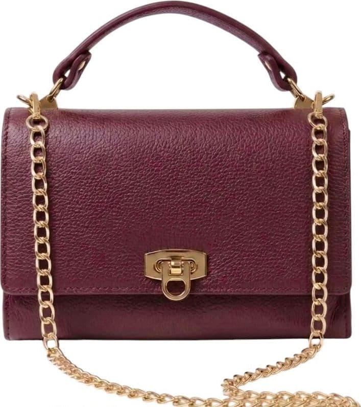 Modarno Borsetta donna a tracolla Livia in vera pelle 23x8x16 cm - 10
