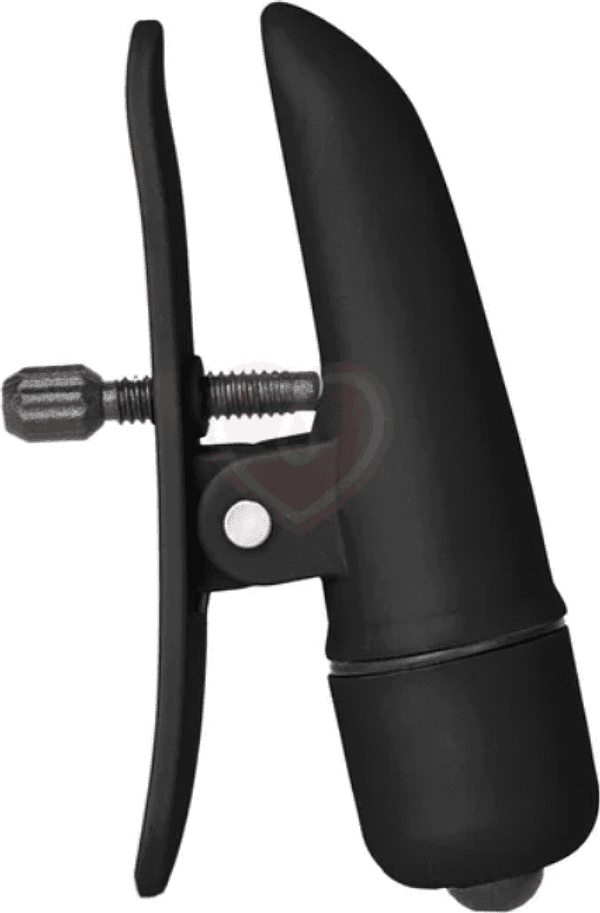 Pinzette Capezzoli vibranti nere BDSM Nipple Clamps Fetish bondage Calexotics - 4
