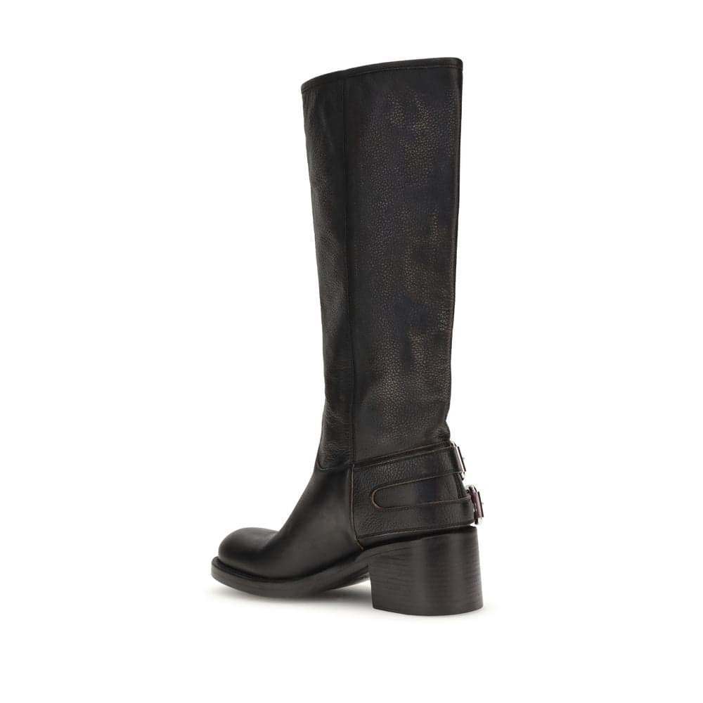 Chloé Black Calf Leather Bos Taurus Ankle Boots - 3