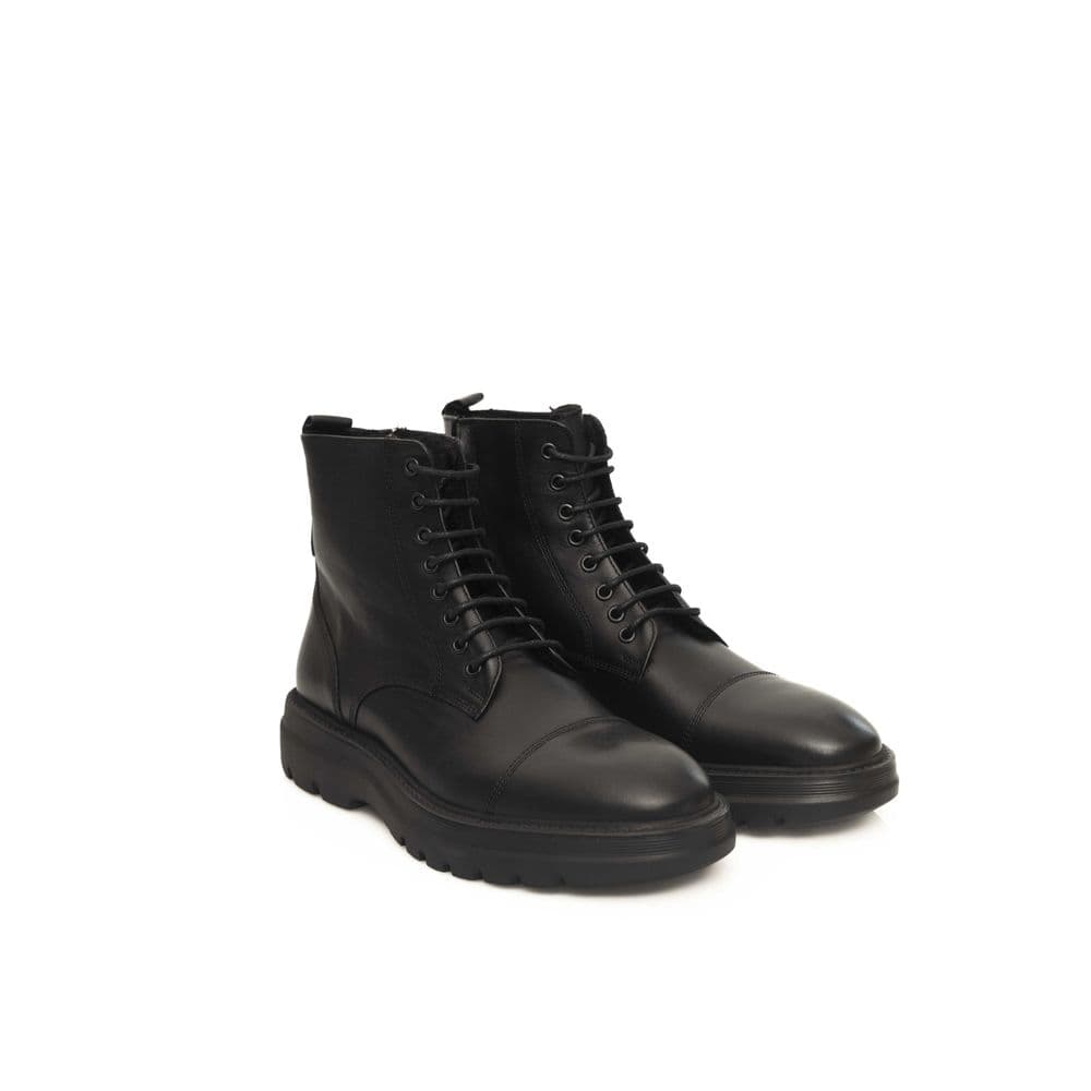 Cerruti 1881 Black Cowhide Boot - 3