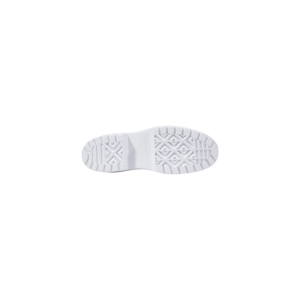 Converse White Fabric Chunky Sneakers - 5