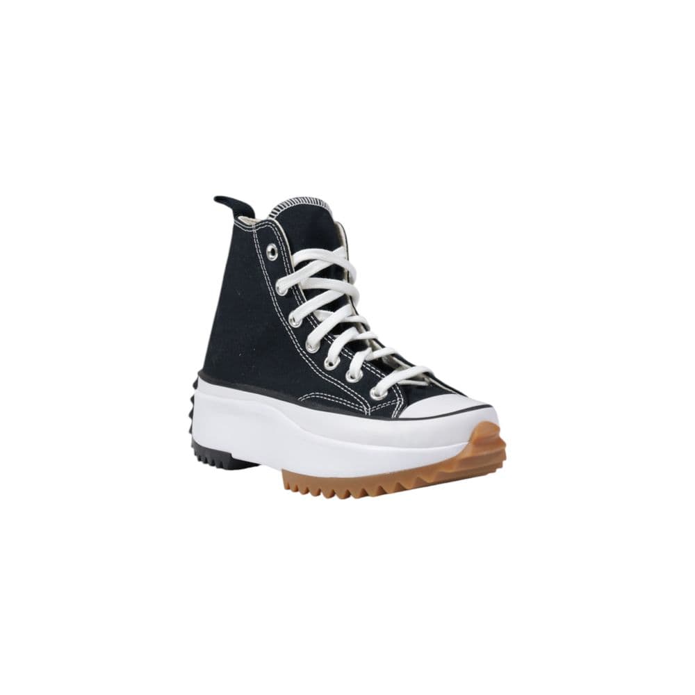 Converse Black And White Fabric Chunky Sneakers - 2