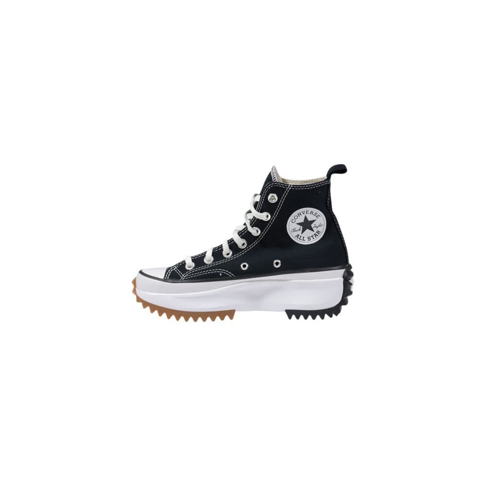 Converse Black And White Fabric Chunky Sneakers - 3