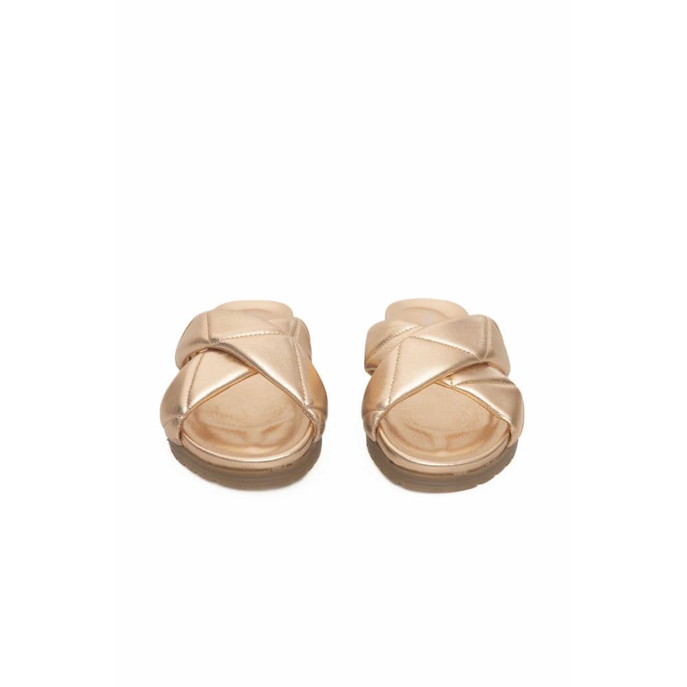 Cerruti 1881 Beige Lambskin Women Sandal - 2
