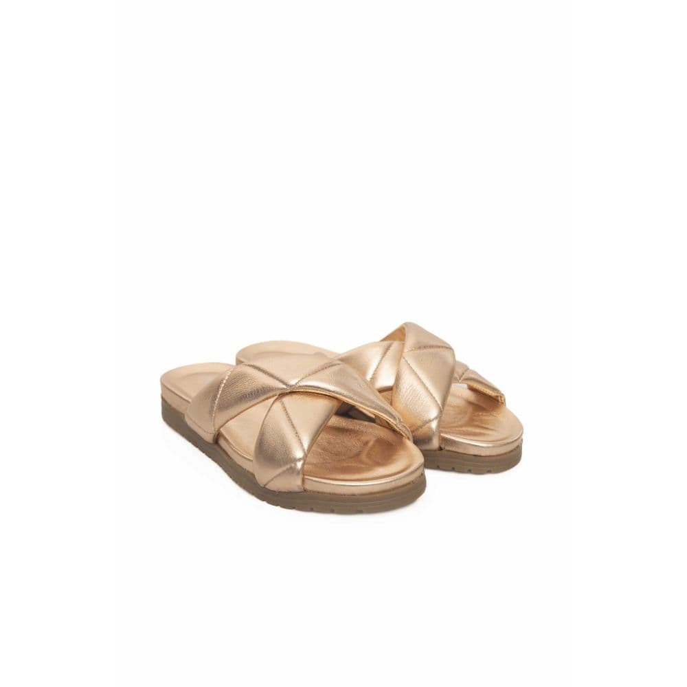 Cerruti 1881 Beige Lambskin Women Sandal - 3