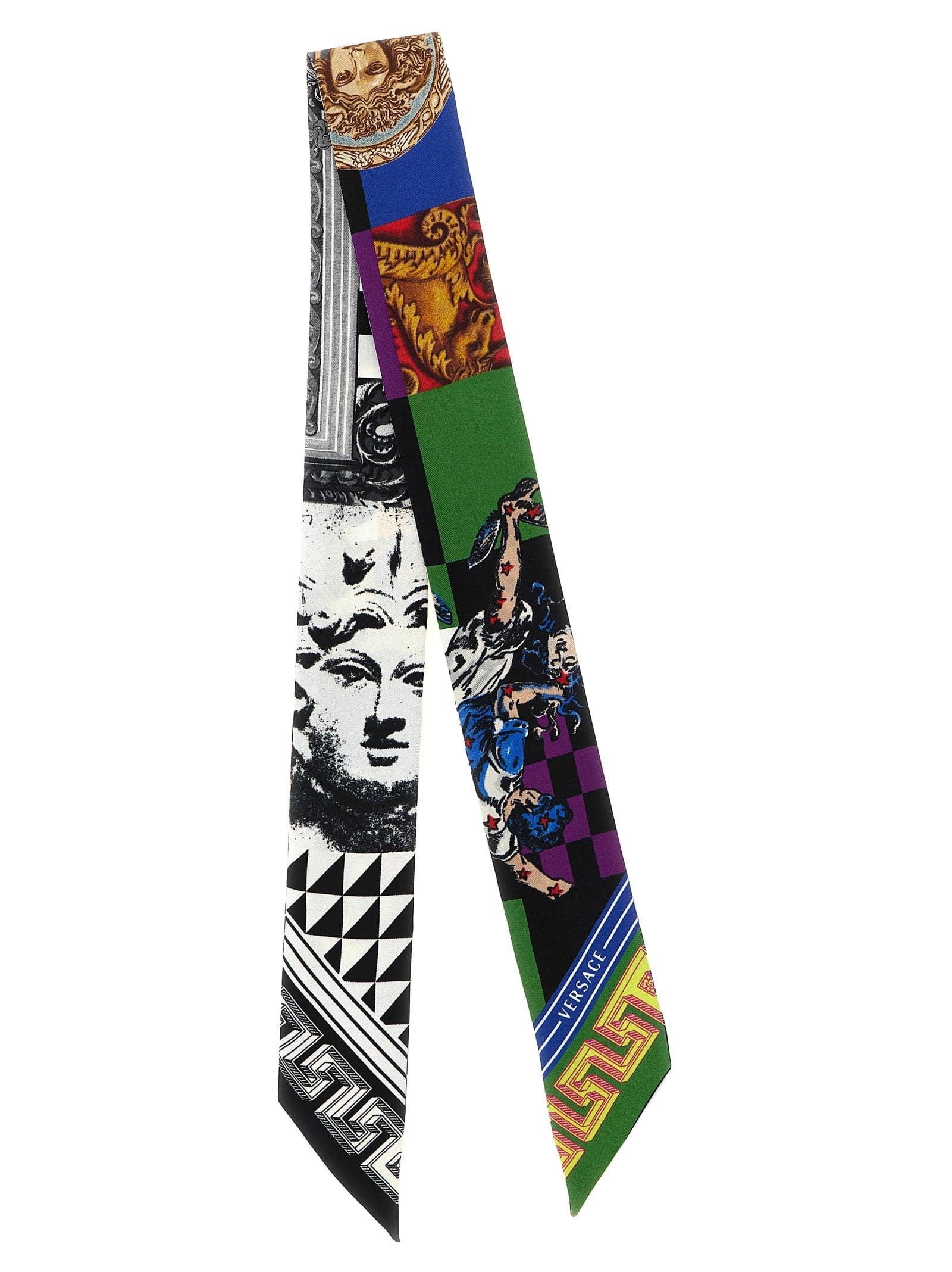 Versace Multicolor Silk Foulard - 2