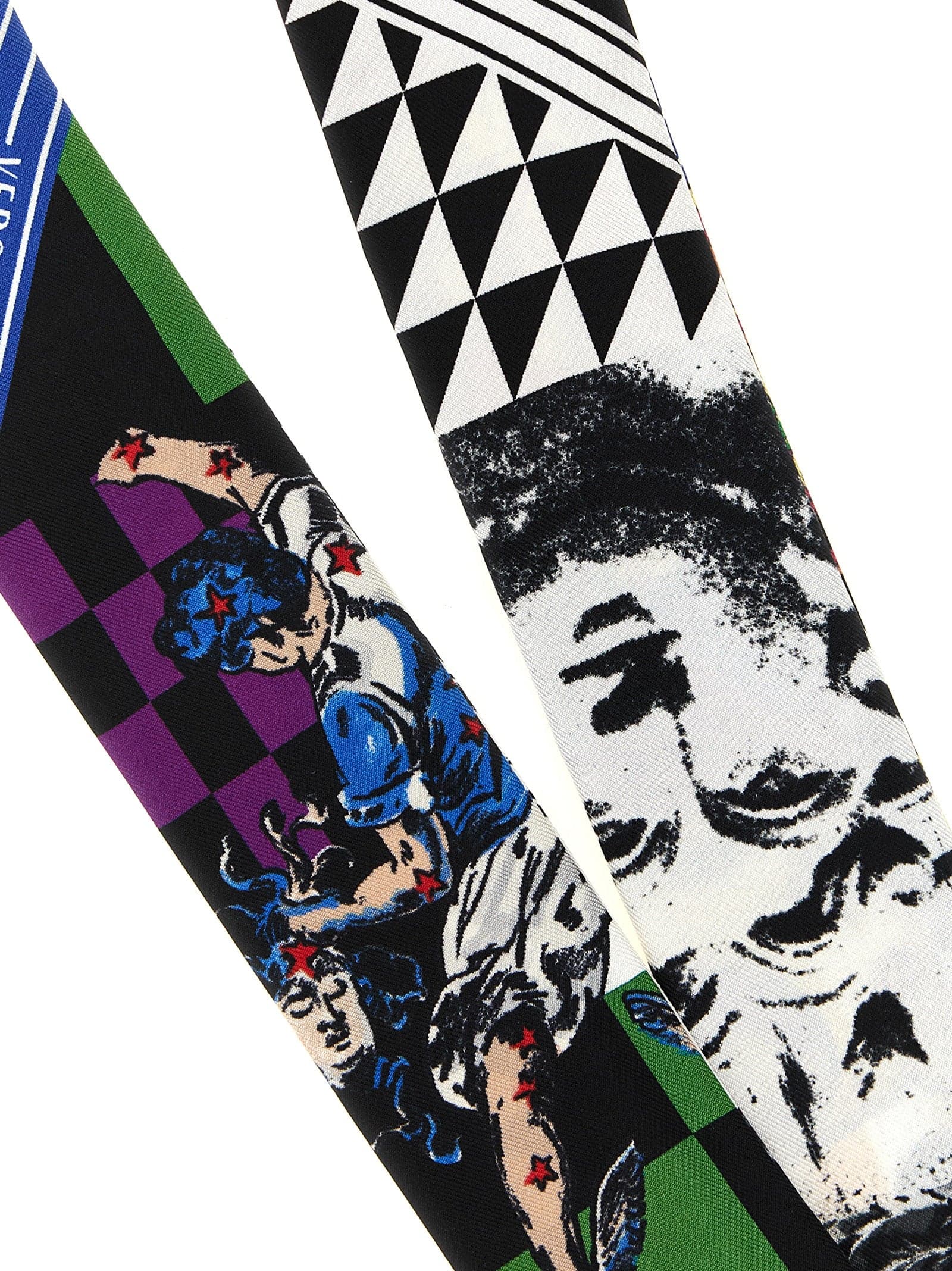 Versace Multicolor Silk Foulard - 3