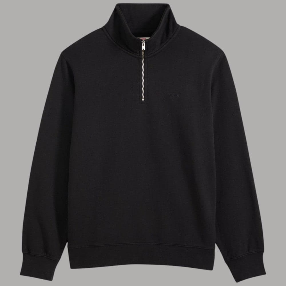 Felpa mezza zip Levi's Original Housemark con logo piccolo in tinta - 1