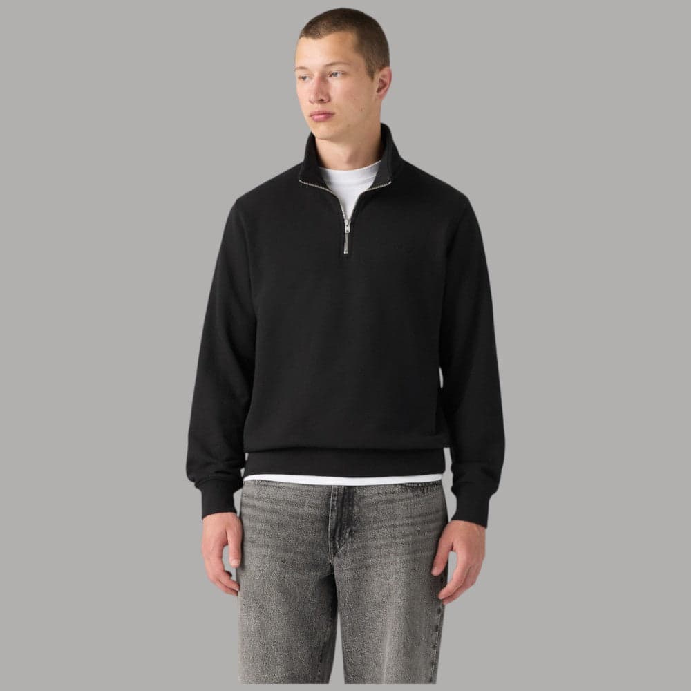 Felpa mezza zip Levi's Original Housemark con logo piccolo in tinta - 2