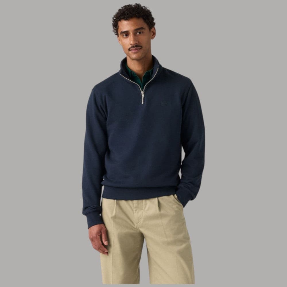 Felpa mezza zip Levi's Original Housemark con logo piccolo in tinta - 5