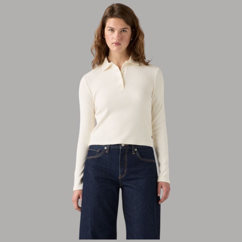 Polo maniche lunghe Levi's Rory donna con vestibilità slim - 4