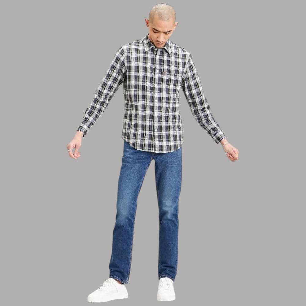 Jeans Levi's 511 slim vestibilità aderente lavaggio Throttle - 2