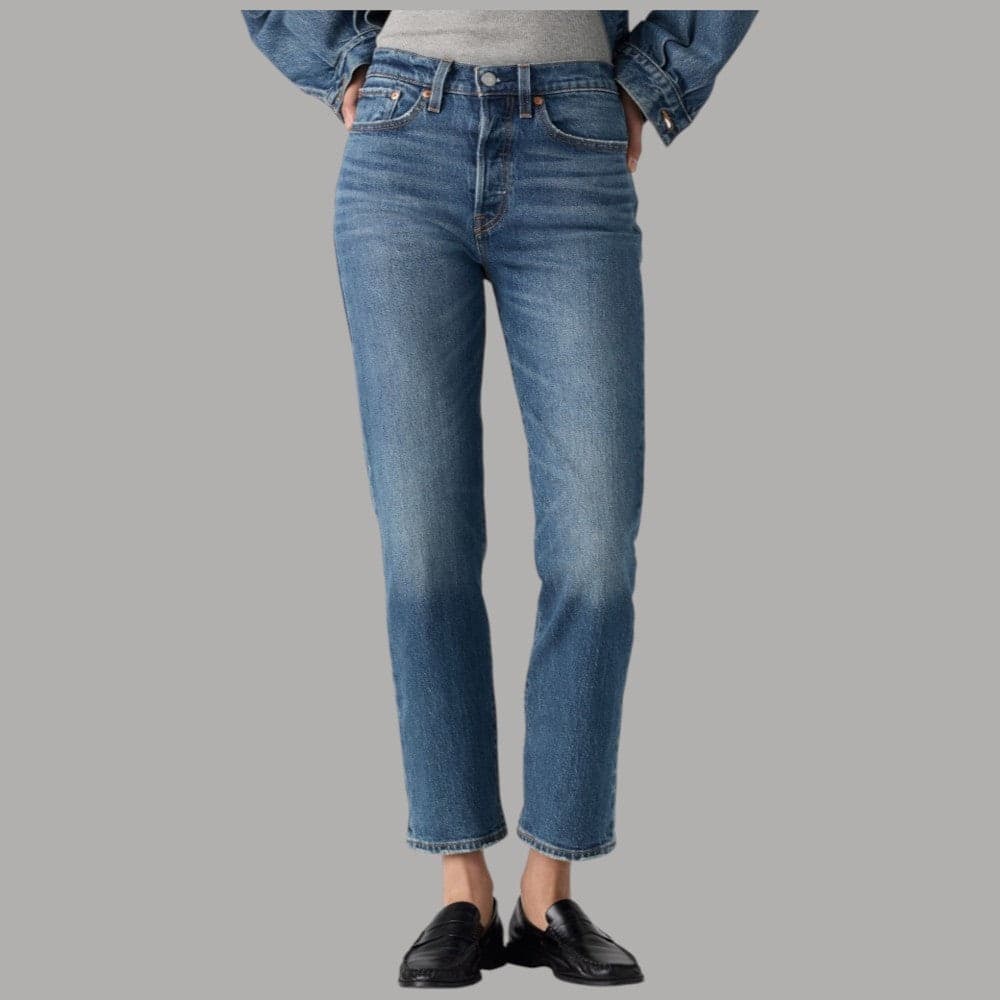 Jeans Levi's Wedgie Fit donna vita alta gamba dritta - 5