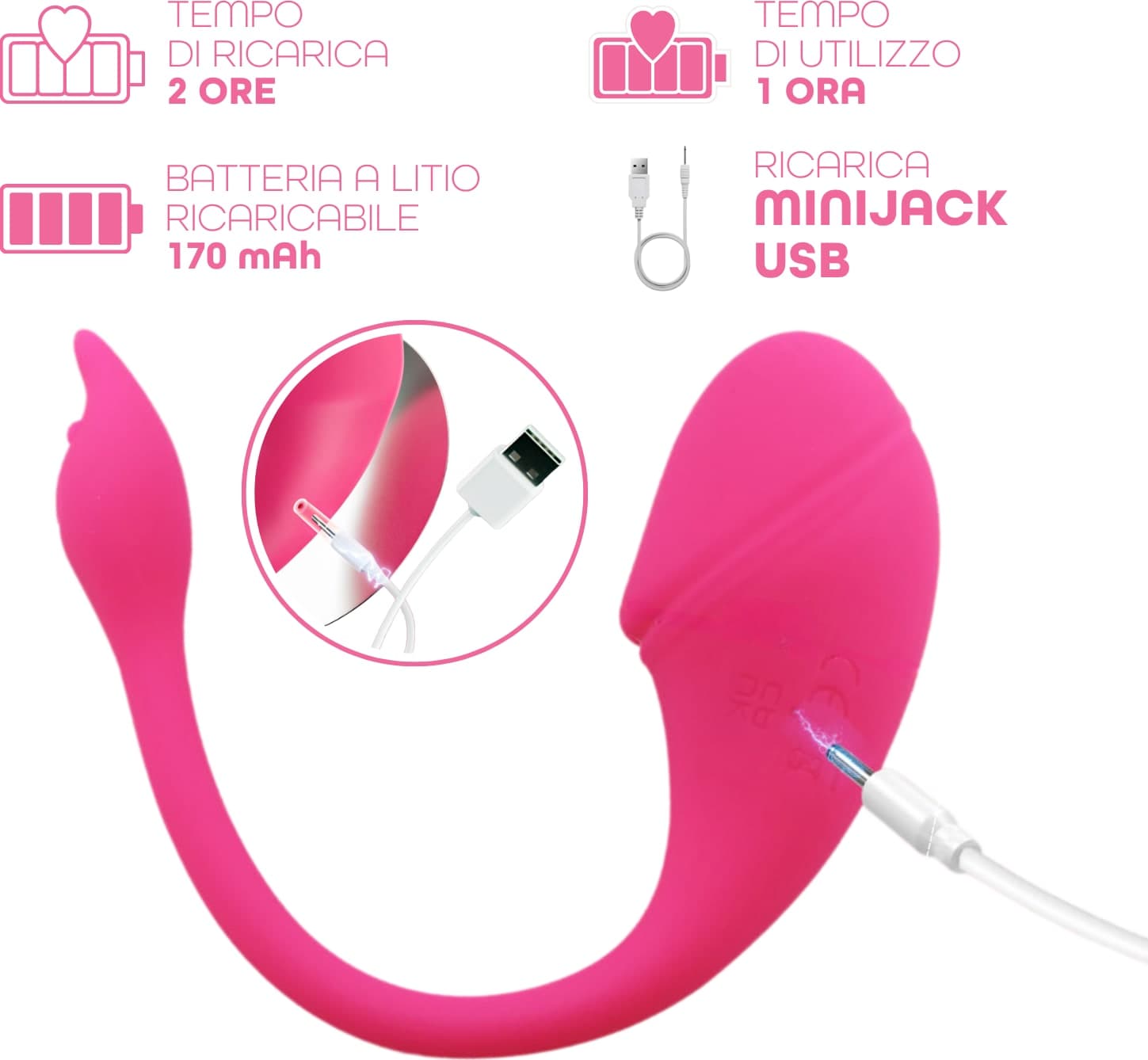 Ovetto Vibrante Donna Con Telecomando A Distanza App Sex Toys Giochi Per Coppie† - 5