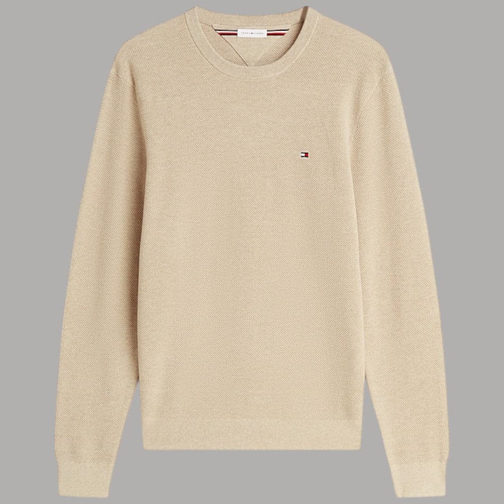Pullover Tommy Hilfiger MW0MW36347 in cotone pettinato girocollo - 5