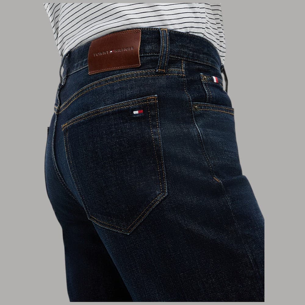 Jeans Tommy Hilfiger Denton slim con effetto baffi e gamba dritta - 3
