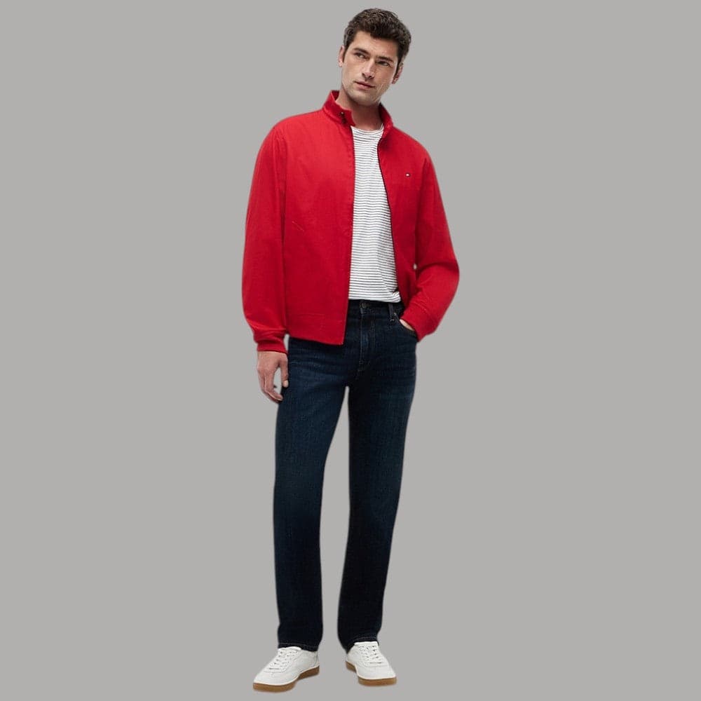 Jeans Tommy Hilfiger Denton slim con effetto baffi e gamba dritta - 4