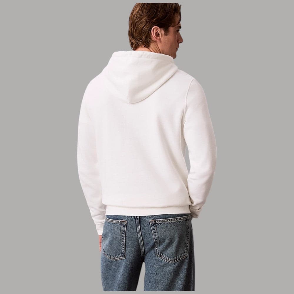 Felpa con cappuccio Calvin Klein LV04LH227 con logo frontale e tasca marsupio - 4