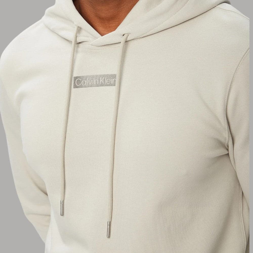Felpa cappuccio Calvin Klein LV04RG276G con logo centrale - 2