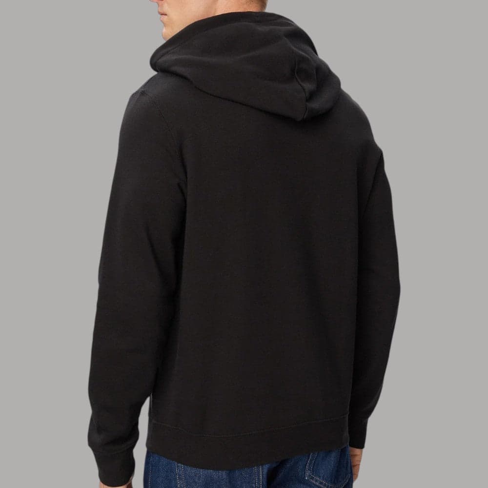 Felpa cappuccio Calvin Klein LV04RG276G con logo centrale - 8