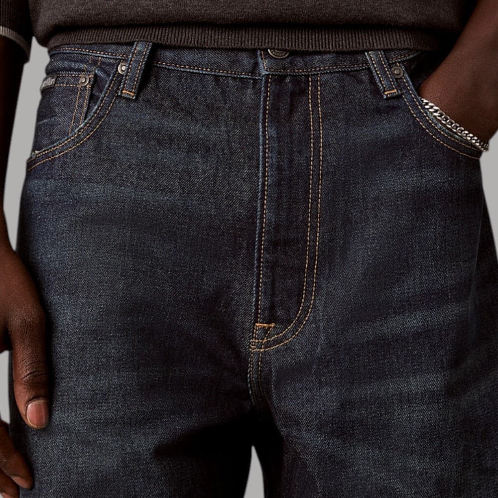 Jeans uomo Calvin Klein Taper 90s vestibilità relaxed fit - 2