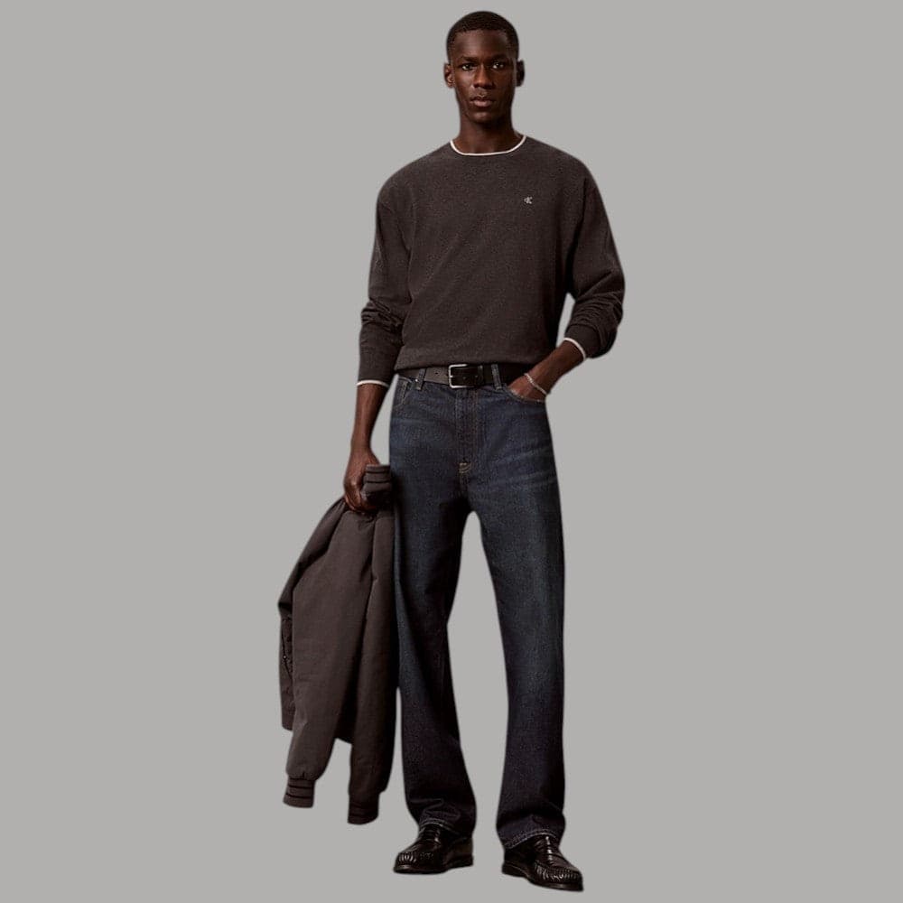 Jeans uomo Calvin Klein Taper 90s vestibilità relaxed fit - 4