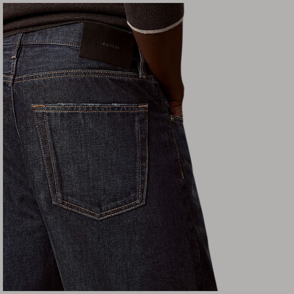 Jeans uomo Calvin Klein Taper 90s vestibilità relaxed fit - 5