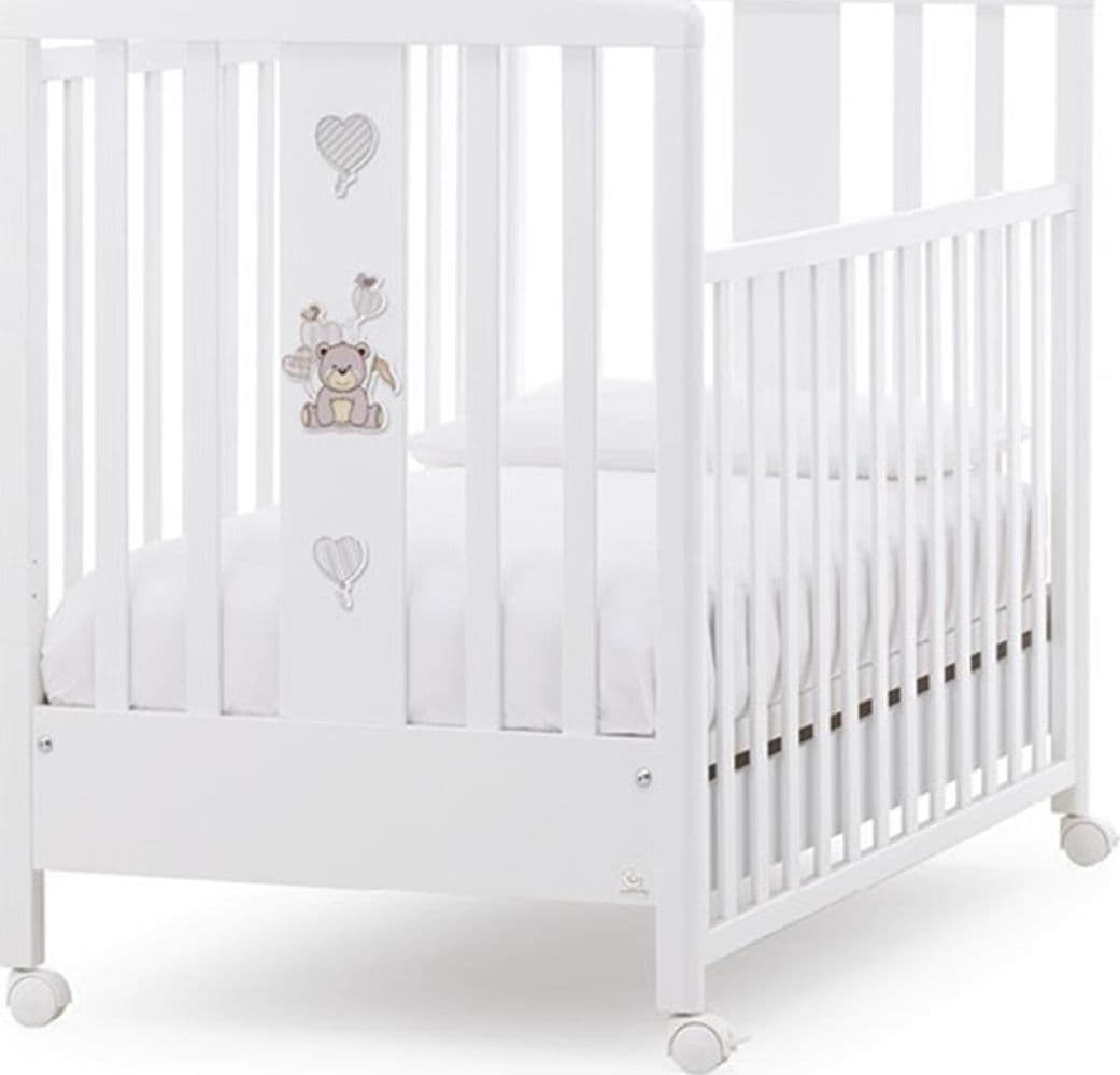 Italbaby - Lettino Kuku Bianco con Coordinato Tessile