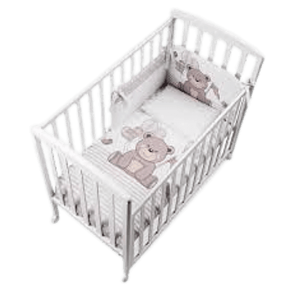 Italbaby - Lettino Kuku Bianco con Coordinato Tessile - 2