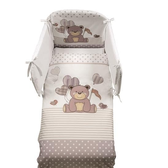 Italbaby - Lettino Kuku Bianco con Coordinato Tessile - 3