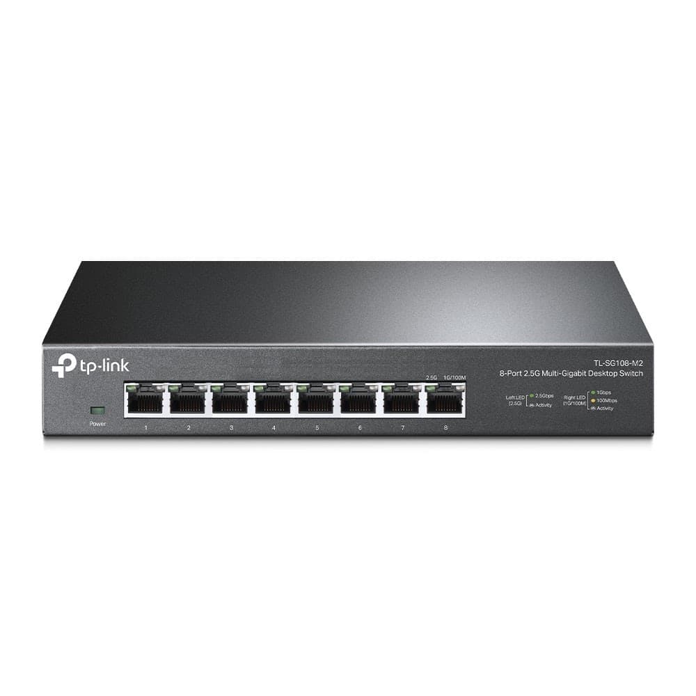 TP-Link Switch Desktop 8 Porte 2.5G - TL-SG108-M2 - 2