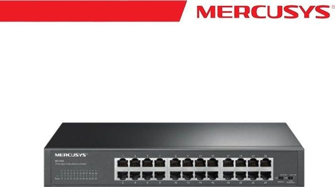Mercusys 24-Port Gigabit Desktop/Rackmount Switch - MS124GS