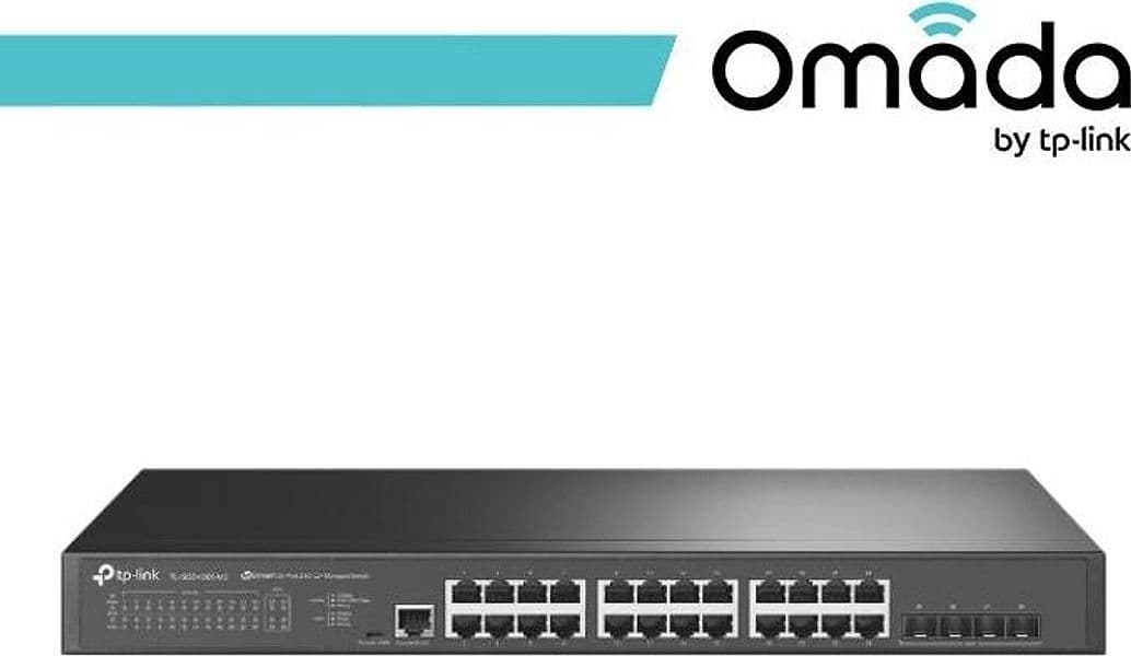 Omada Switch Managed L2+ con 24 Porte 2.5GBASE-T e 4 slot SFP+ 10GE- SG3428X-M2 - 2