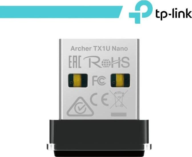 TP.Link AX300 Nano Wi-Fi 6 Wireless USB Adapter - Archer TX1U Nano - 4