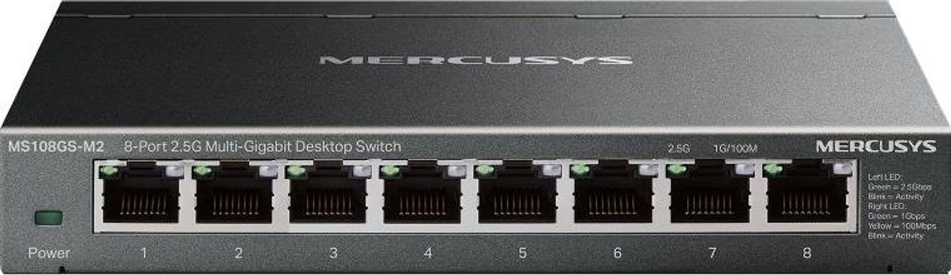 8-Port 2.5G Multi-Gigabit Desktop Switch