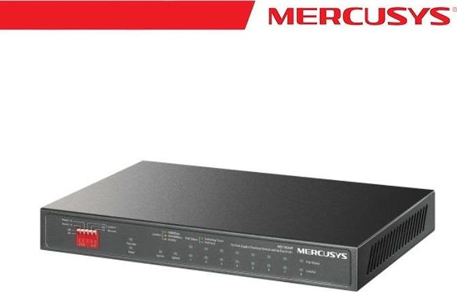 Mercusys 10-Port Gigabit Desktop Switch with 8-Port PoE+ - MS110GMP